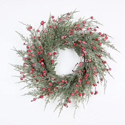 Couronne de porte de Noël 24 po