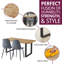 Noni 4 - Person Dining Set