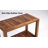 24 in. W Teak Shower Bench