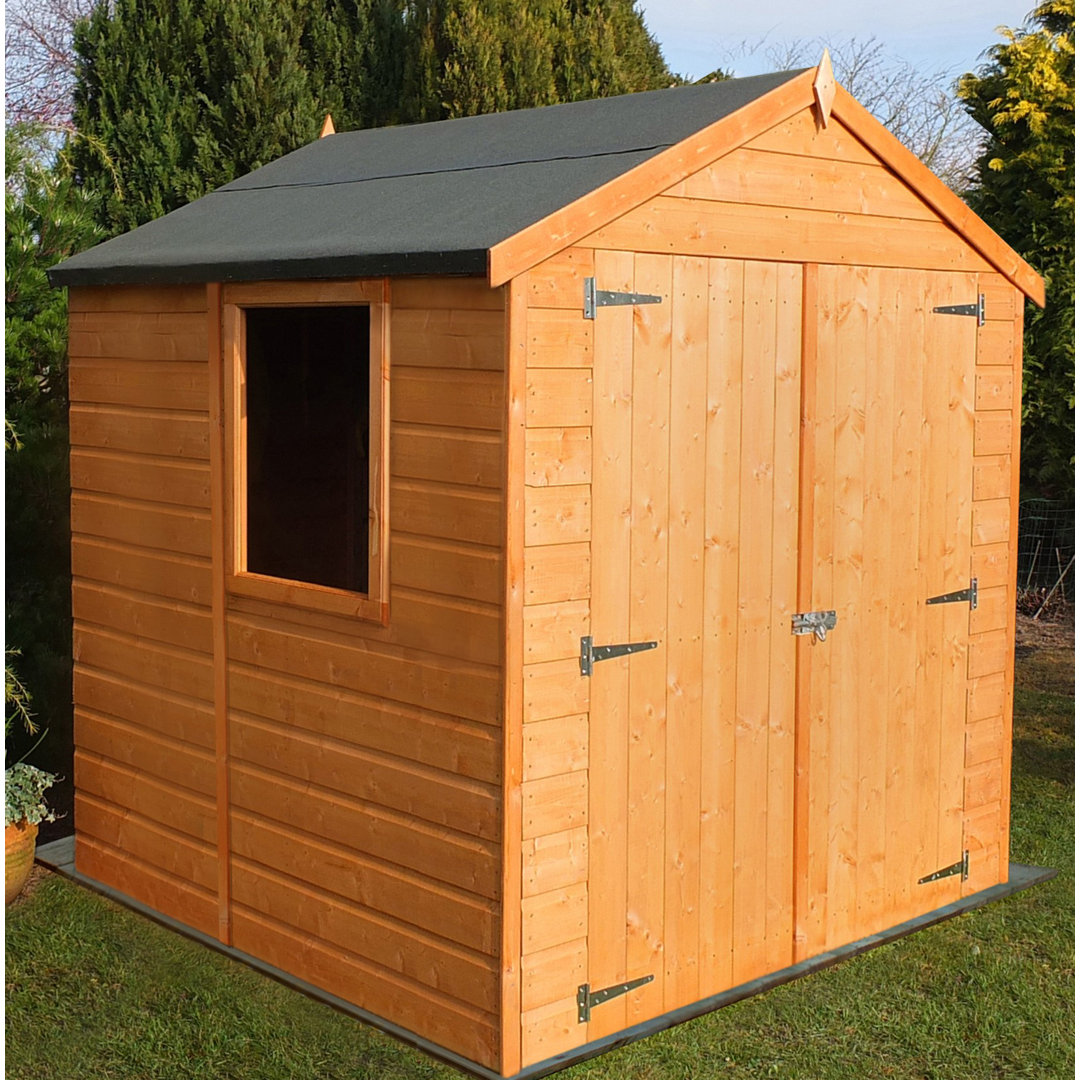 Scillato 6 Ft. W x 6 Ft. D Shiplap Apex Shed
