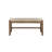 Aston Rustic Industrial Solid Wood Dining Set With 48"W Dining Table And Four 15"W Stools-597001793