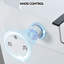 Toilette intelligente sans bidet - siège chauffant, double chasse, capteur de pied, nuit, siège de style moderne à 4 niveaux, couleur blanc auto