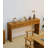 65.35" Brown Rectangular Solid Wood Console Table