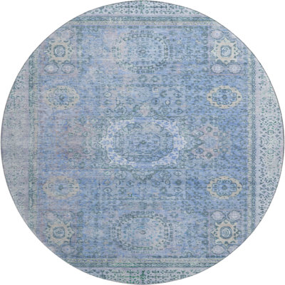 Premium Machine Washable Lubbers AMF1740 Border Rug