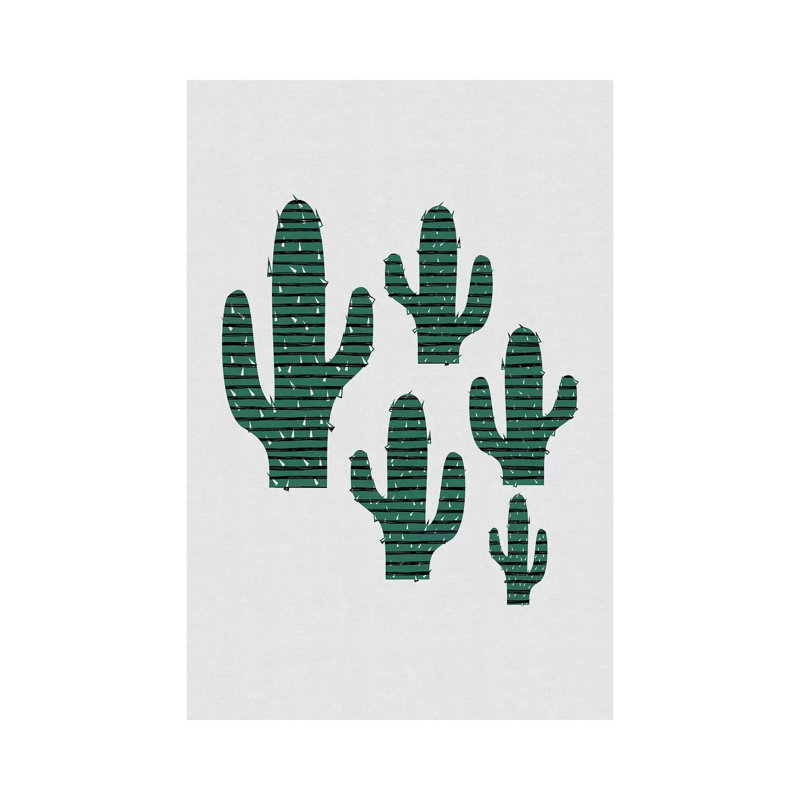 Cactus Crowd by Orara Studio - Wrapped Canvas Gallery-Wrapped Canvas Giclée, 20.32 cm H x 30.48 cm W