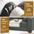 102" Upholstered Deep Seat Chaise Sofa With Ottoman-1430693875-1430693868