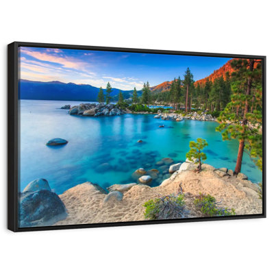 Scène du port de sable d'Alvord Lake Tahoe