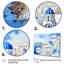 Blue And White Santoriniisles III - Greece 5 Piece Wall Art For Living Room-258259101