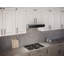 Vetro 30 in. 500 CFM Under Cabinet Mount Range Hood with LED Light in Black Glass