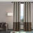 Color-Block Blackout Window Curtain, Single Panel Polyester Blackout Sliding Panel-73911483-73911482