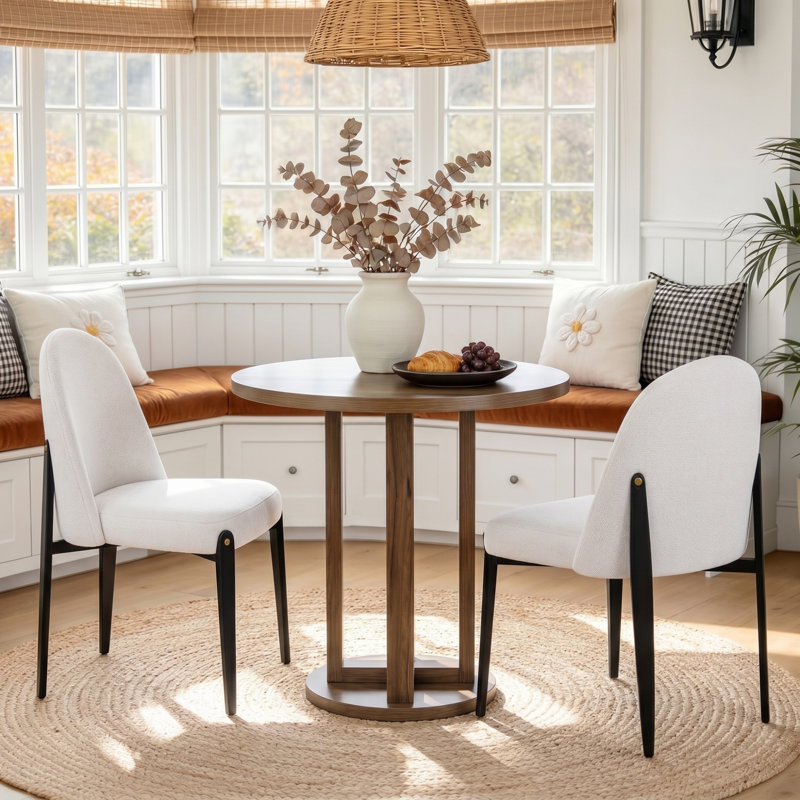 Ensemble de 2 chaises d'appoint rembourrées Modern Minimalist