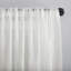 Panneau de rideau transparent avec passe-tringle brodé - Basics by Wayfair ™-1823112529-1823112528