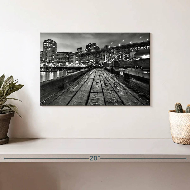 Kavia Granville Island At Night, 8" H x 12" W