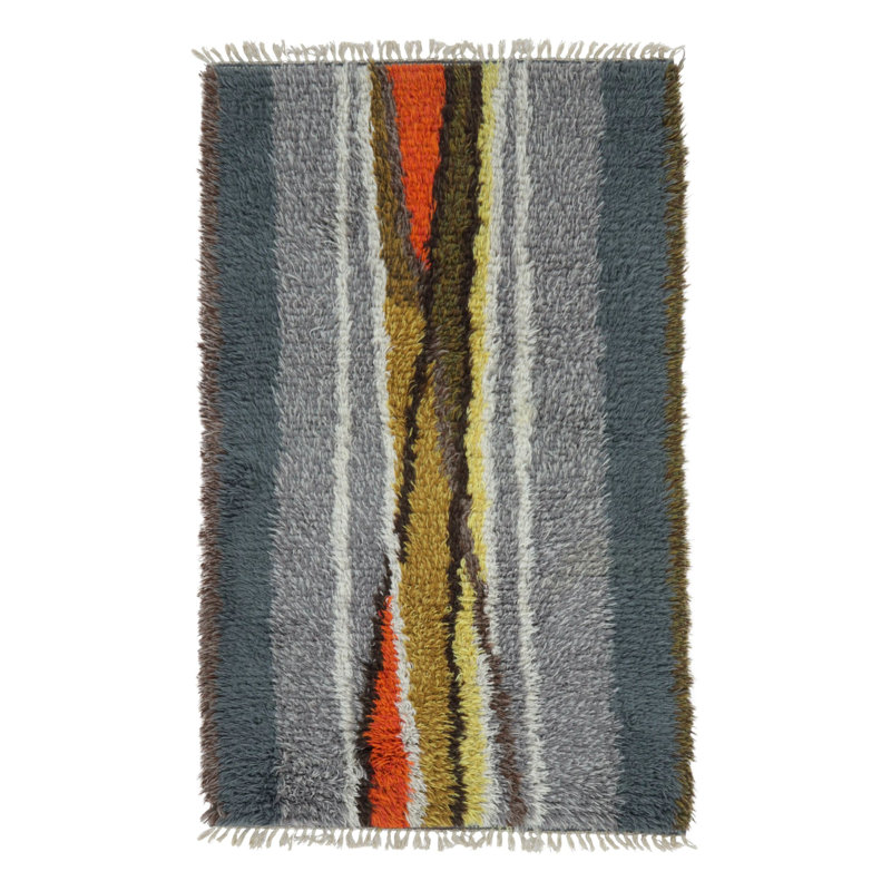 Vintage One-of-a-Kind 3'1" X 5'1" Hand Knotted Area Rug