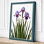 Iris Bloom Botanical 1 Piece Wrapped Canvas Wall Art-1462950479-1462950513