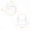 Fauteuil d'appoint pivotant revêtu de tissu bouclé-112730291