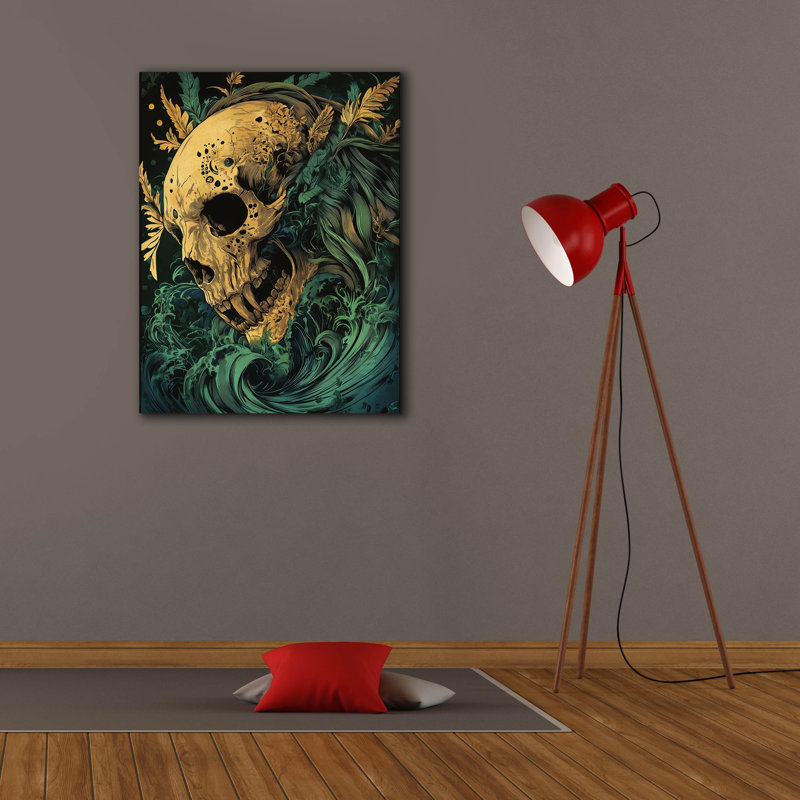 Toile épique Graffiti «AfterLife Lion» par Ann Klee, 26 po x 34 po, H 34 po x l 26 po