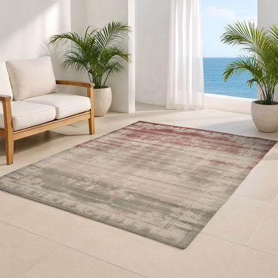 Tapis d'intérieur et d'extérieur surteint beige