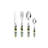 Excelsa Kimono Cutlery Set Multicolor 24 Pieces