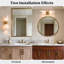 Genuine Marble Armed Sconce