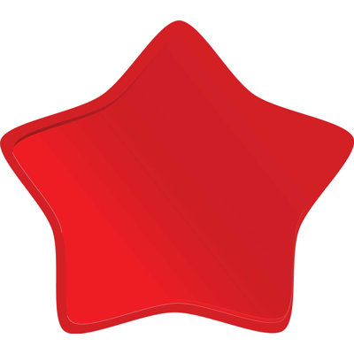Adhésif décoratif étoile douce