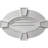 Horizontal Oval Gable Vent with Keystones, Functional