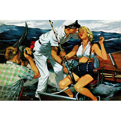 « volering a baiser », reproduction d’art sur toile tendue