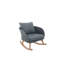 Chaise berçante en osier 29,5 "avec polyester doux (ensemble de 2)-50138680-50138681