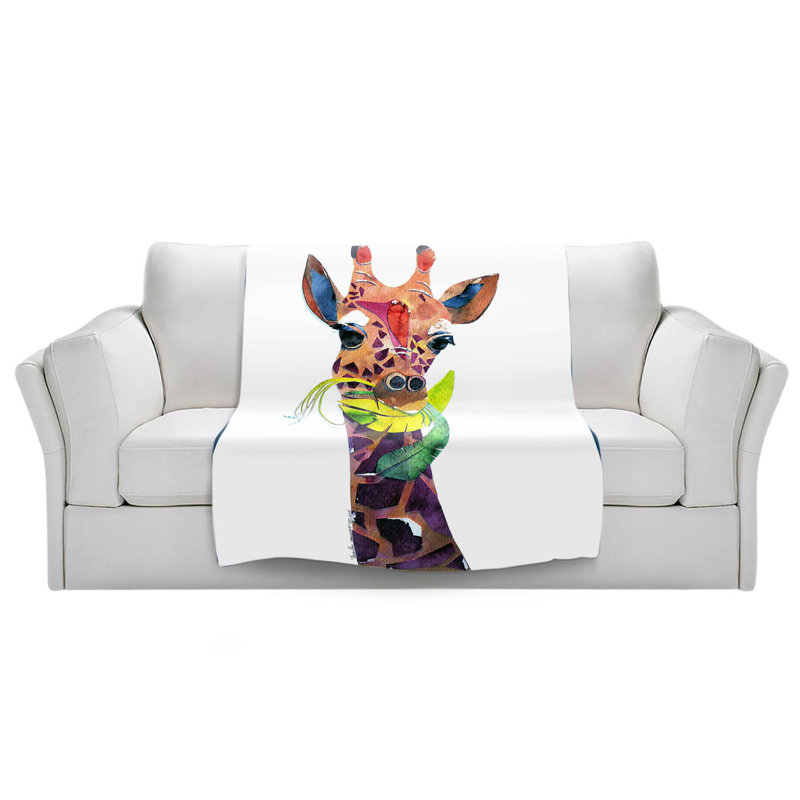  Couverture girafe, 68 po x 80 po
