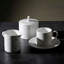 Tasse à café et soucoupe Missoni Zig Zag blanc Diam. 2,3 po, H 2,5 po, capuchon 4 oz, soucoupe Diam. 4,75 po