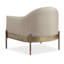 Modern Remix 30.5" Wide Tufted Genuine Leather Barrel Chair-114657373