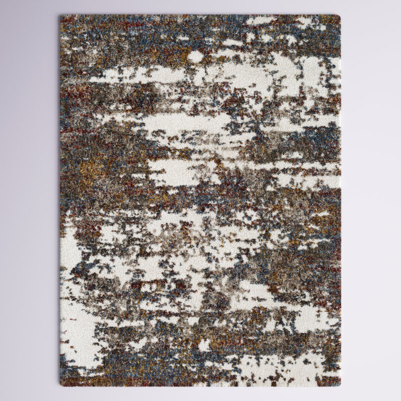 Tapis abstrait Maestas, Rectangle 5 pi 3 po x 7 pi