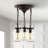 Dunnum Glass Flush Mount