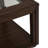 Carrollton Wood and Glass Rectangular Coffee Table - Rustic Ranch
