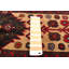 Tapis unique en laine noué à la main beige de 3 pi 1 po x 4 pi 9 po Teimani