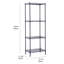 Support de rangement en acier au carbone à assemblage variable-1849054018