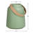 Lido 6" Modern Ceramic Sage Green Table Vase with Strap Handle-556803423-556803420