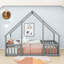 Lit de plancher en bois en forme de maison avec garde-corps-1305398225-1305398227