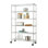 Rayonnage en acier à 6 niveaux TRINITY EcoStorage NSF avec roues (l 48 po x P 18 po)