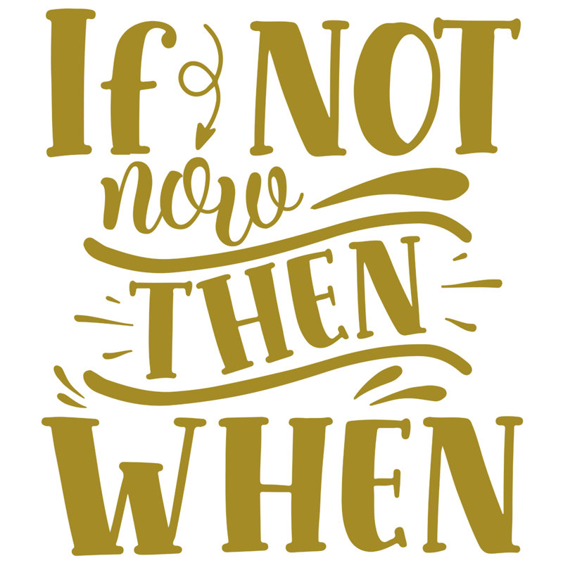 Text & Numbers Non-Wall Damaging Wall Decal, 13" H x 12" W, Gold