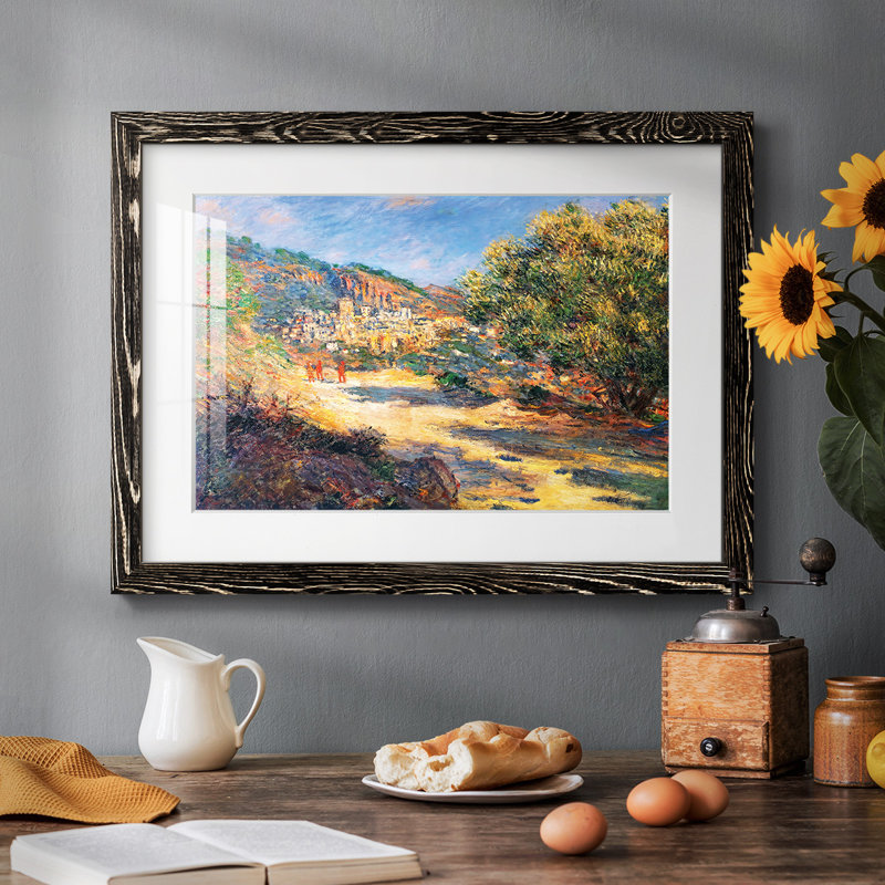 The Road To Monte Carlo, 1883, reproduction d'art sur papier, Noir, H 18 po x l 26 po x P 1,5 po