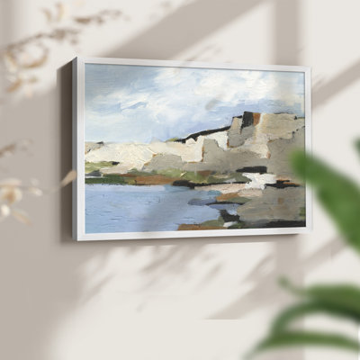 Falaises blanches II - reproduction encadrée - réaménageable