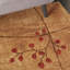 Tapis taupe, beige et rouge à motif floral Arnim-1209422124