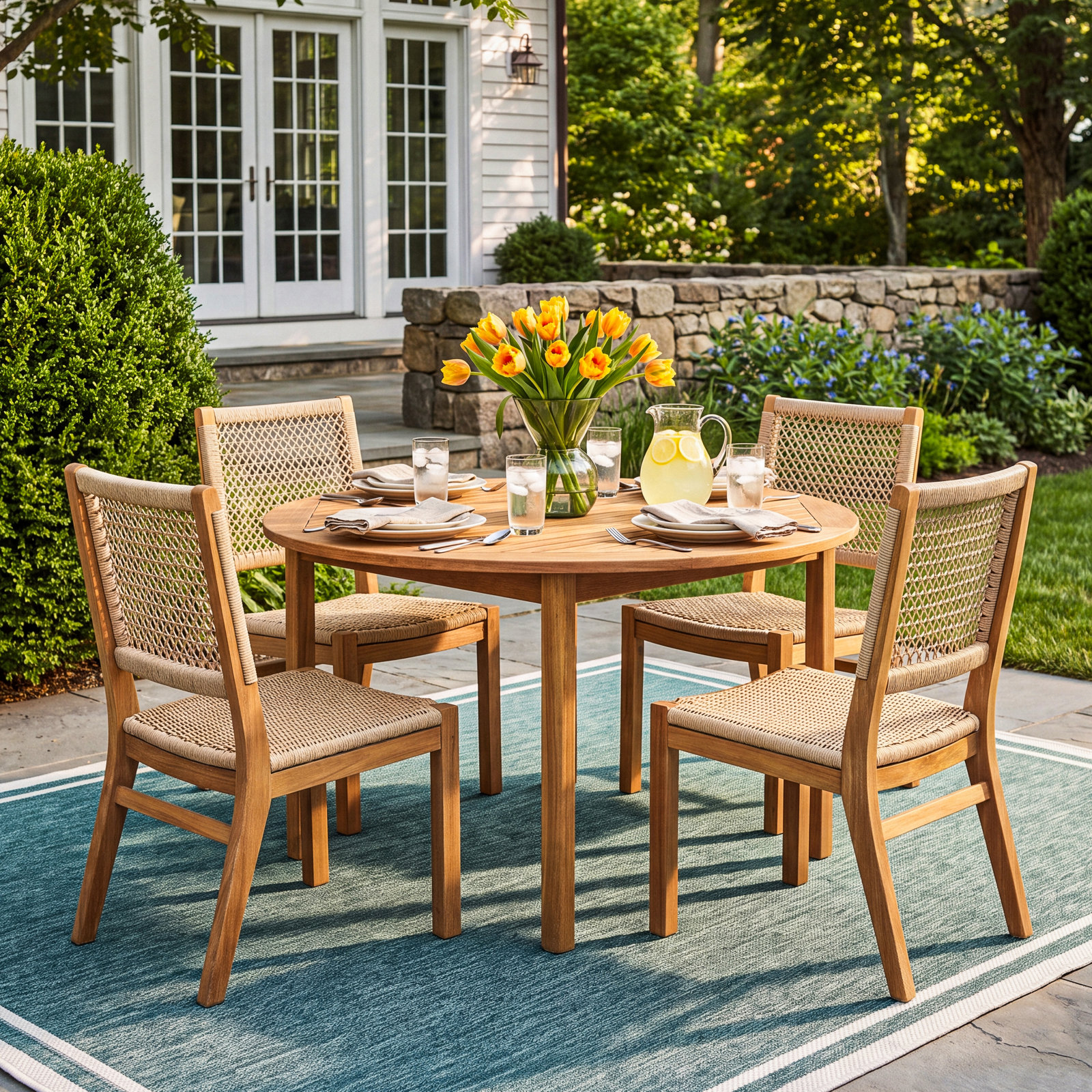 Oxford 48" Patio Dining Set