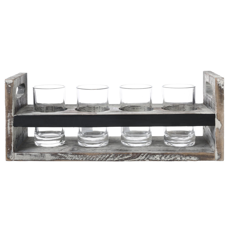 148ml Glass Beer Flight Set, 1 Set