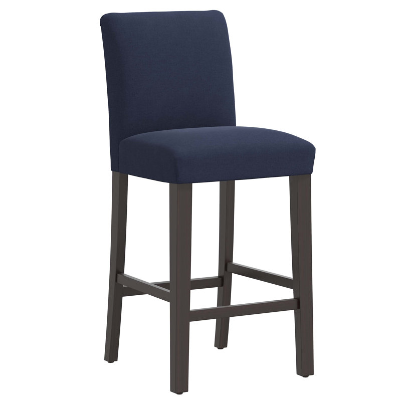 Tabouret de bar et de comptoir Hadrien, Tabouret de bar (siège d'une hauteur de 31 po), Vigne multicolore Avery, Crème