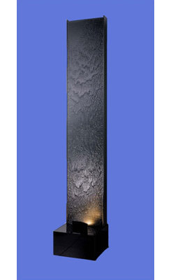 Bolanle Handcrafted Indoor Acrylic Waterfall Fountain with Lights