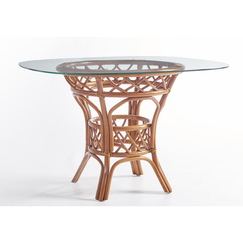 Sanders 4 - Person Pedestal Dining Set, Spinnaker Sol