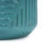Modern Cyan Glossy Ceramic Flowerpot, Functional For Patio And Garden, Built - In Drainage Roots Planter Indoor Outdoor Spaces, Featuring Hole, Frost Weather