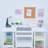 Teamson Kids White Play Desk Set with Storage Shelves and Matching Chair for Study, Art, and Activities
